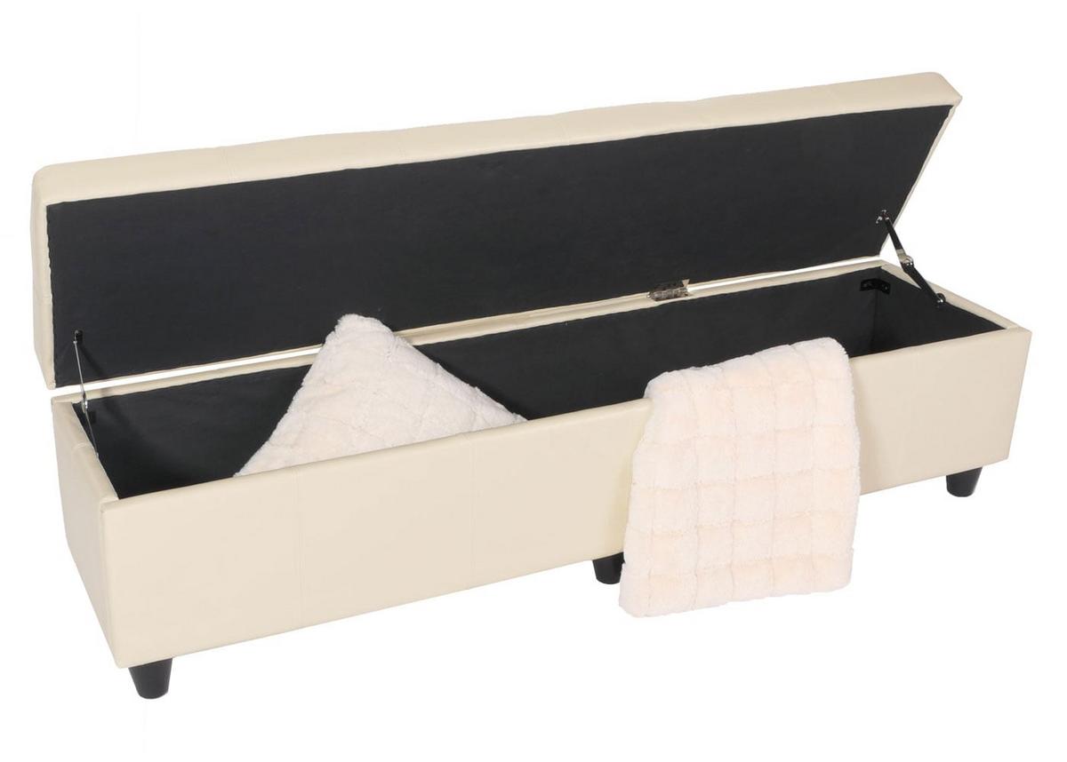 GARNITUR XXL White 5-teilig-Set - Weiß, Textil (48/90/56cm) - MCW