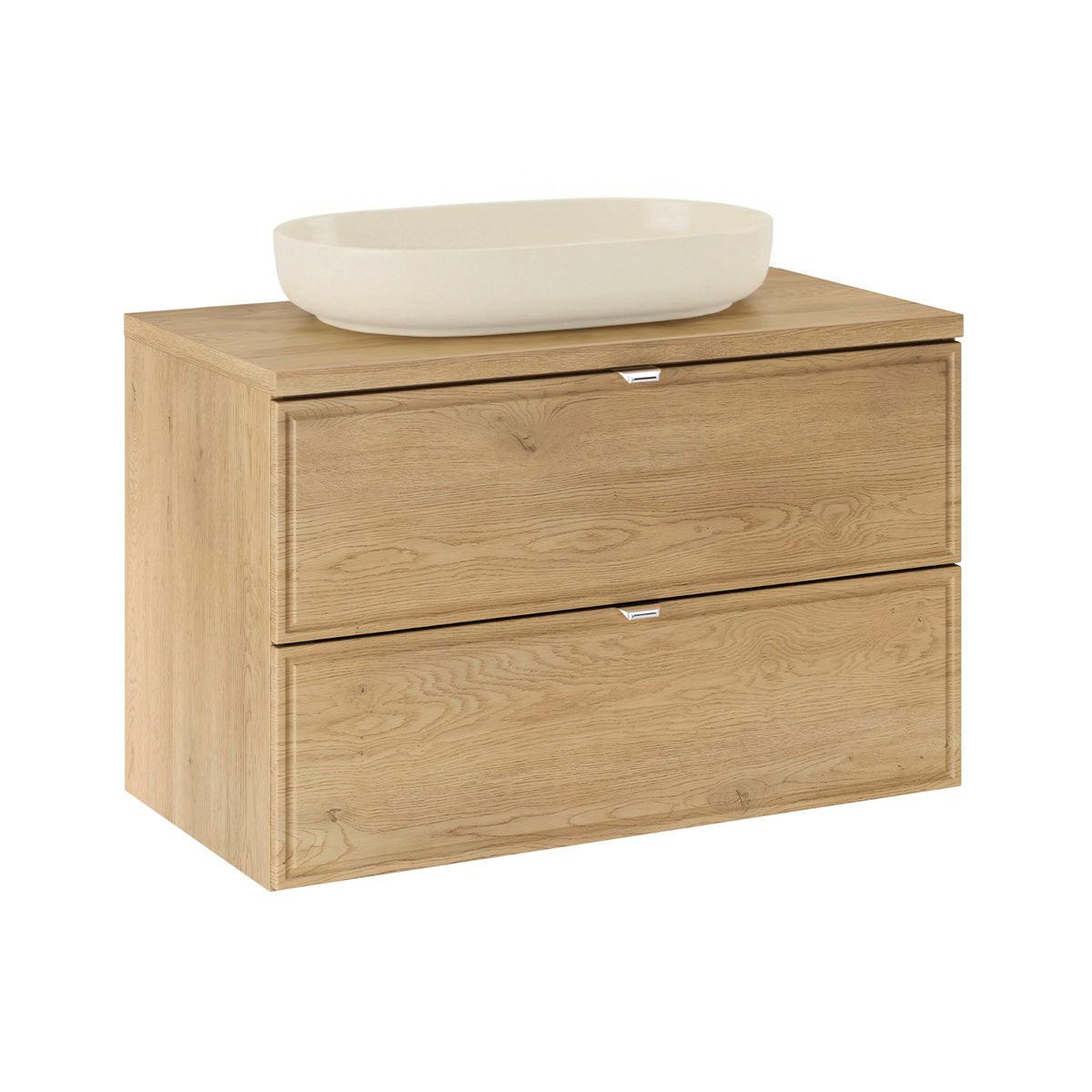 WASCHTISCH 80cm Elias Holz - Braun, Holzwerkstoff (80/52.2/46cm) - Petits-meubles