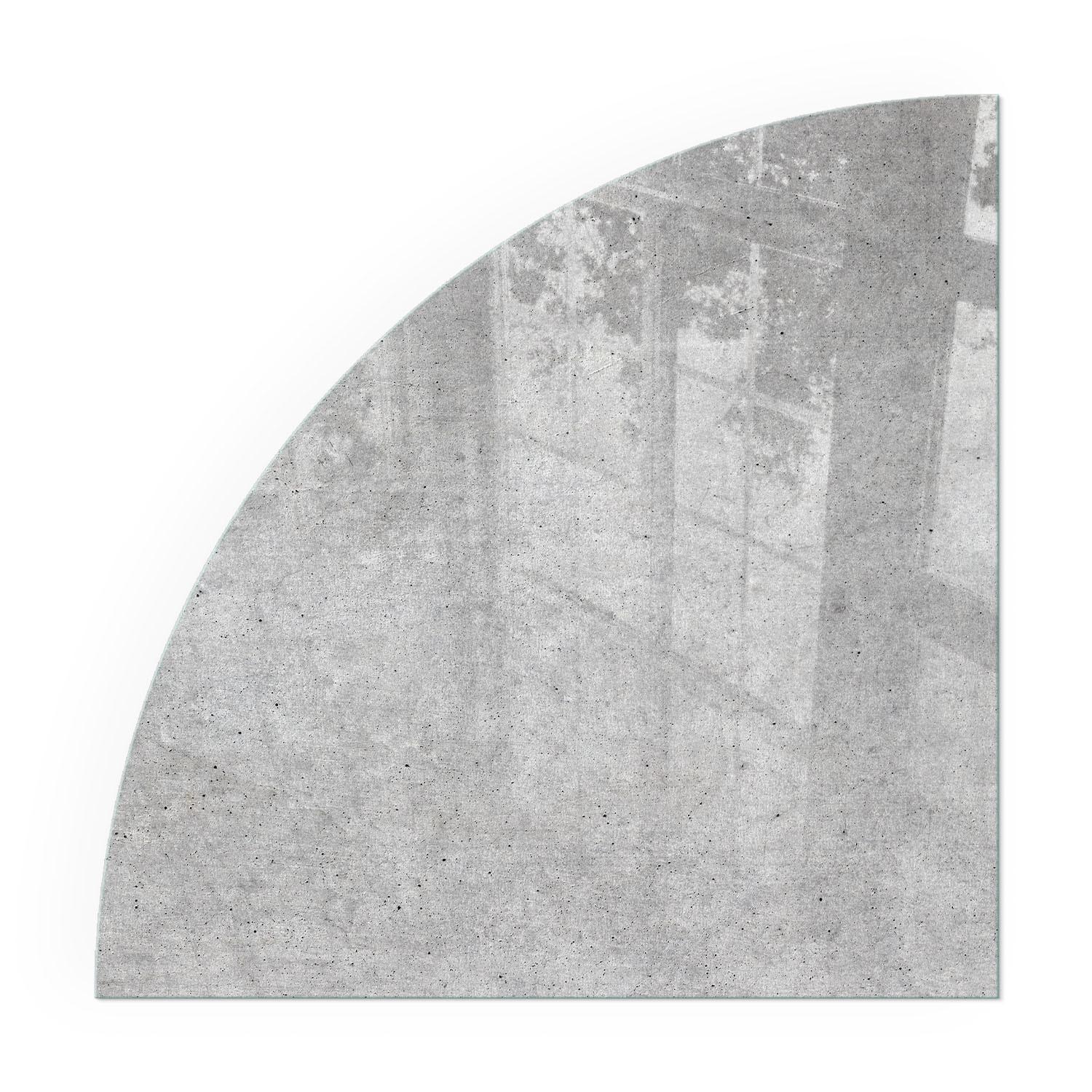 GLASPLATTE für Kamin 100x100 cm - Grau, Glas (100/100/0.4cm) - TULUP