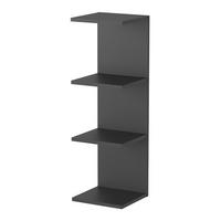 WANDREGAL Surahammar - Schwarz, Holzwerkstoff (30/95/28cm) - [en.casa]