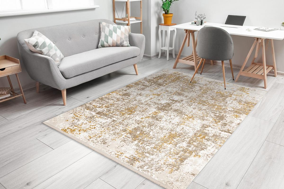 TEPPICH Duke 140/190 cm - Beige, Textil (140/190cm) - rugsX