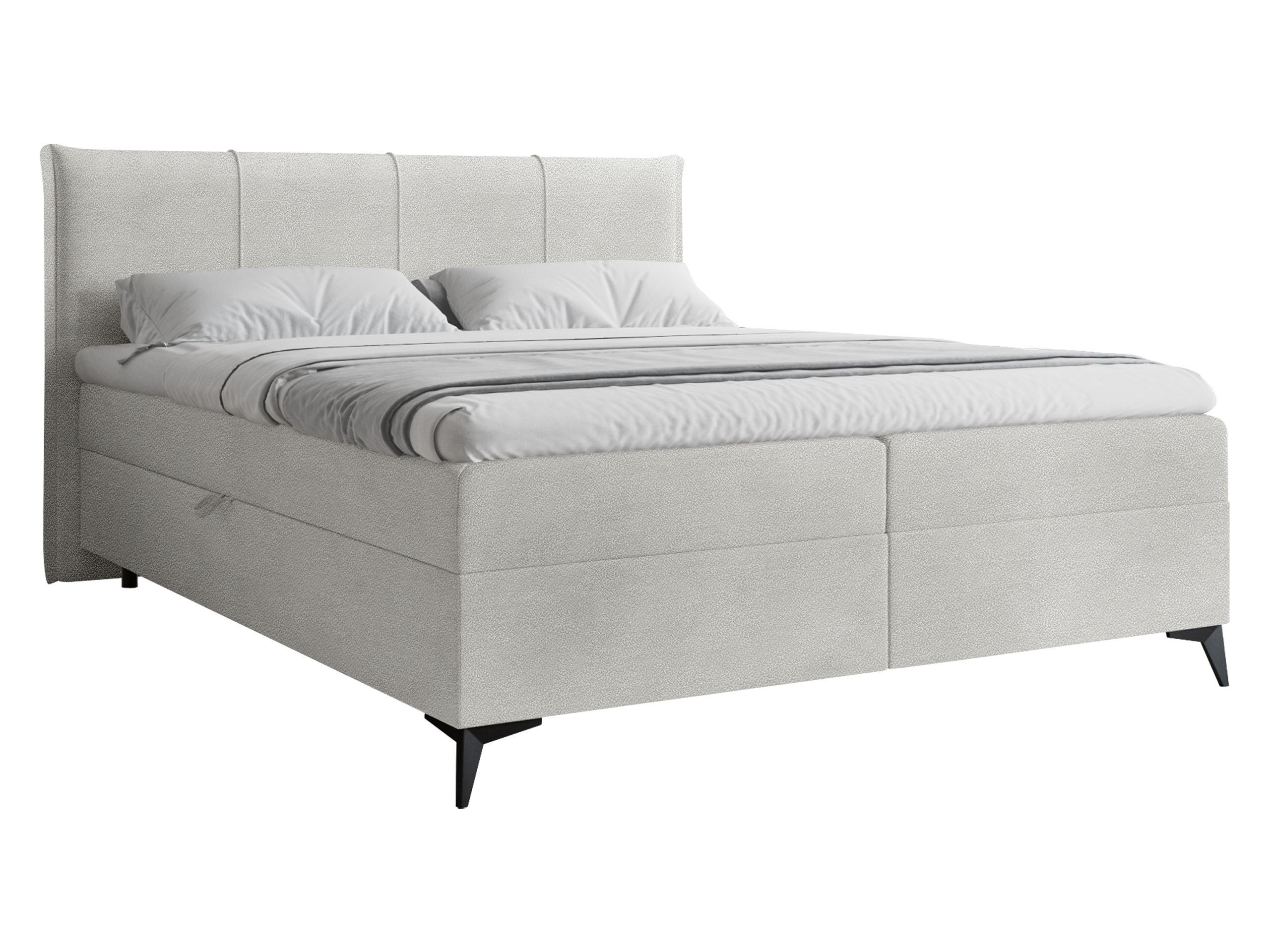 BOXBETT Eco Bis - H3 - Hellgrau/Schwarz, Holz/Holzwerkstoff (160/200cm) - MIRJAN24