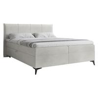 BOXBETT Eco Bis - H3 - Hellgrau/Schwarz, Holz/Holzwerkstoff (160/200cm) - MIRJAN24
