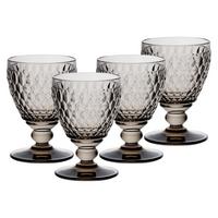 WEISSWEINGLÄSER Boston Coloured Smoke 230 ml 4er Set - Grau, Glas (0.23L) - Villeroy & Boch