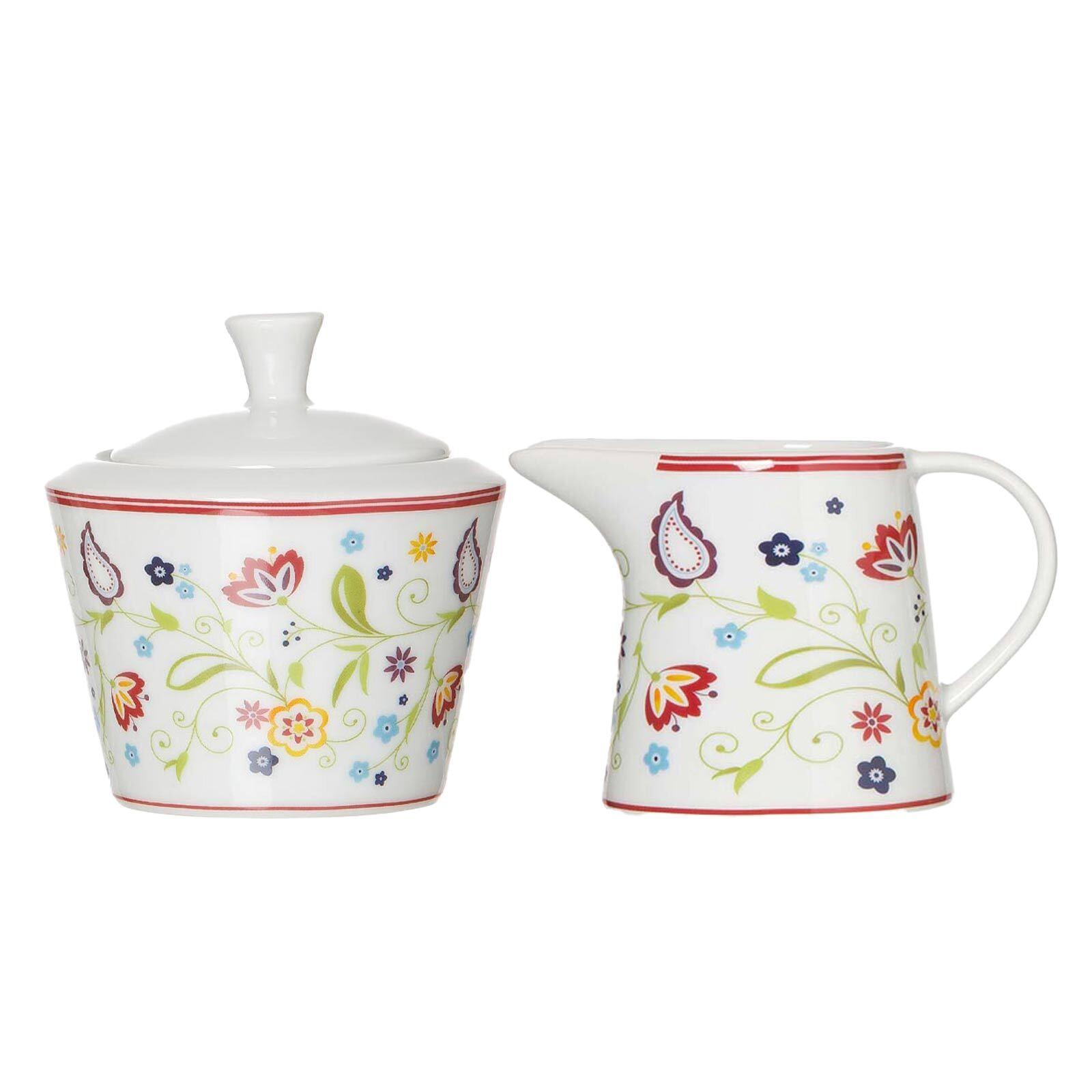 MILCH- UND ZUCKERSET Shanti bunt 2er Set - Multicolor, Keramik (1/2cm) - Ritzenhoff Breker
