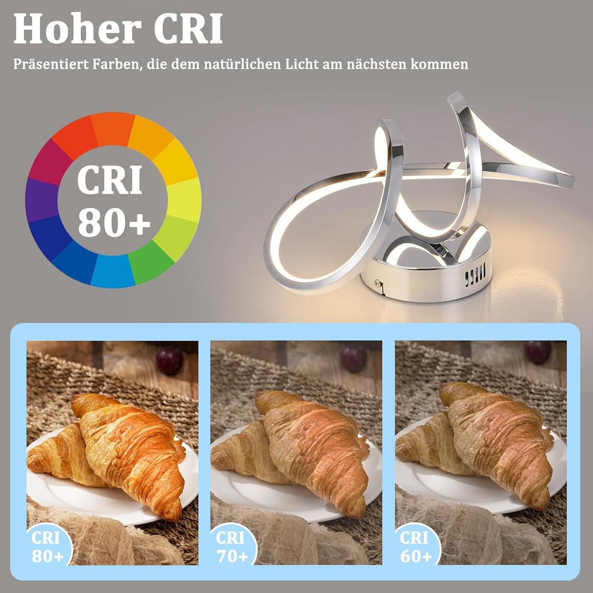 LED-DECKENLEUCHTE Kesselhainbach 14.5/17.0/34.0 cm - Edelstahlfarben, Metall (34/14.5/17cm) - ZMH
