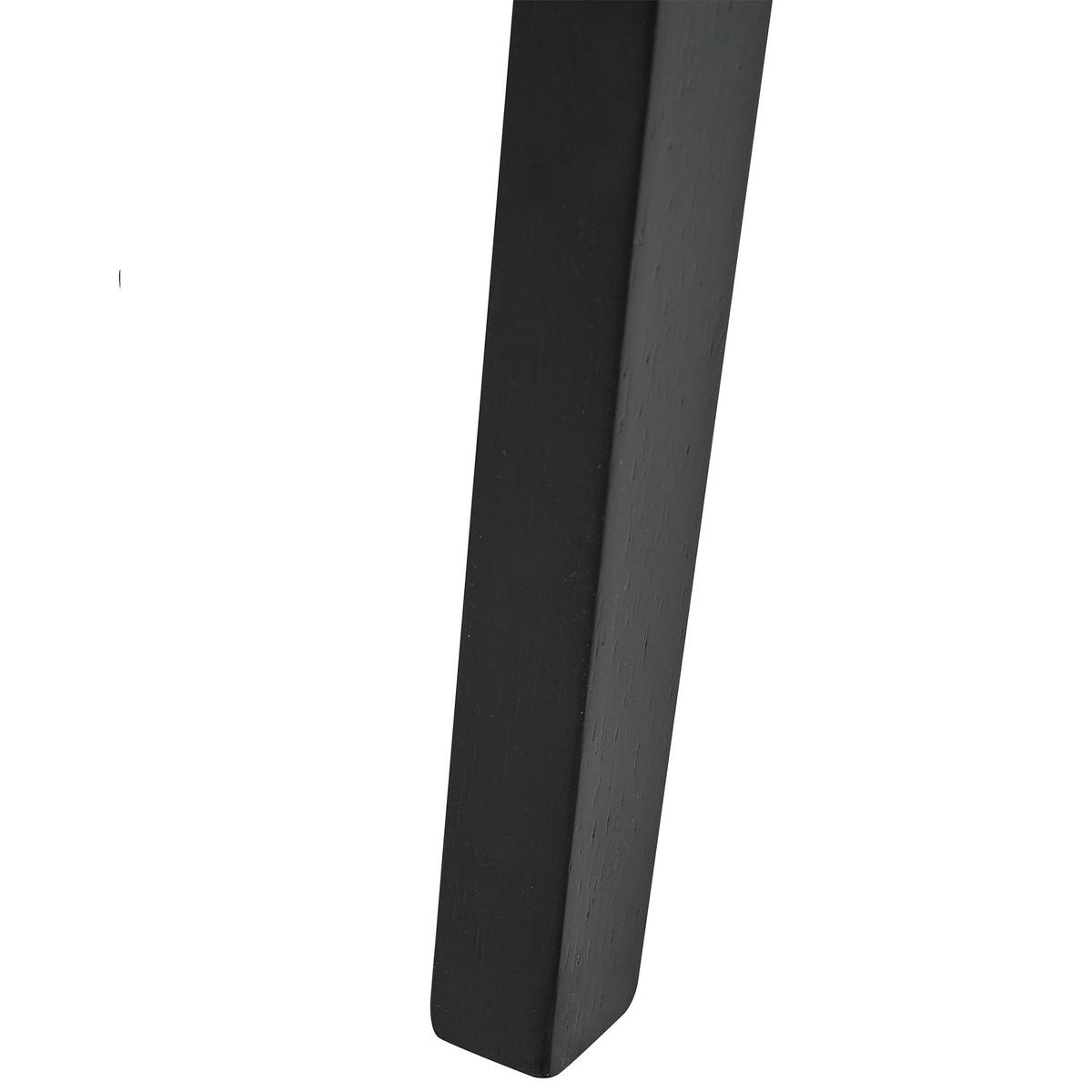 ESSZIMMERSTUHL 2er-Set Holz Schwarz Gorre - Schwarz, Holz (42/75/45cm) - Beliani