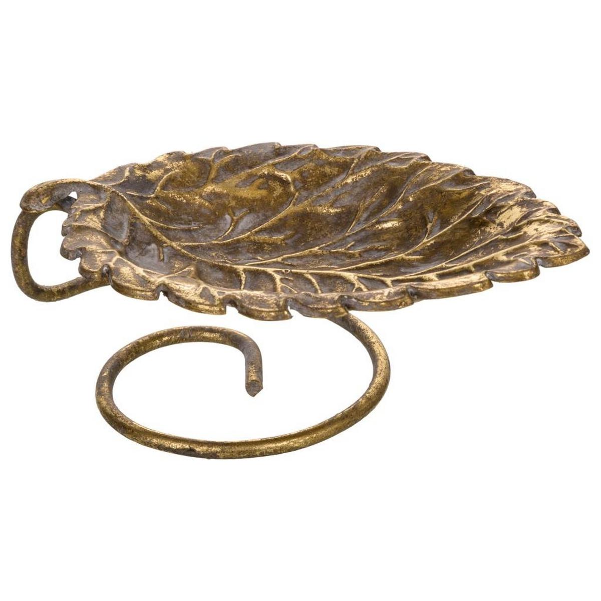 DEKORATIVE FIGUR aus Metall, golden, 24x14x8cm - Goldfarben, Metall (24/8/13.5cm) - Wanderlust