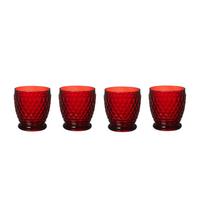 BECHER Boston Coloured Rot 330 ml 4er Set - Rot, Glas (0.33L) - Villeroy & Boch