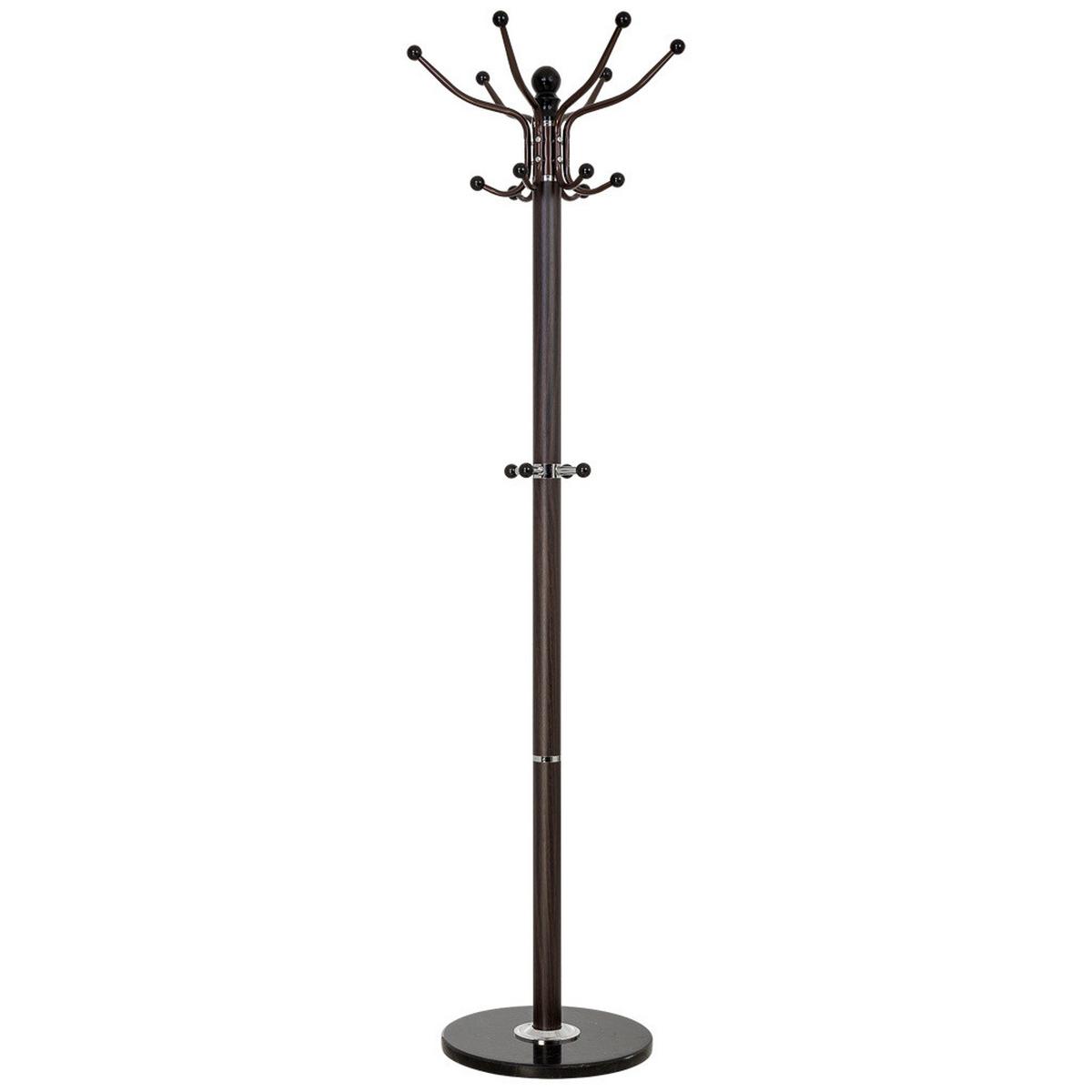GARDEROBE aus metall 36x173cm - Braun, Metall (36/173/36cm) - Wanderlust