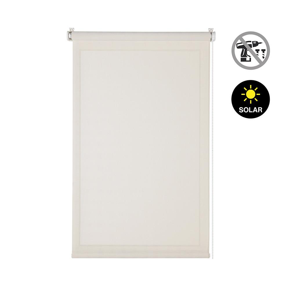 SCREEN-ROLLO without drilling 75X180 - Ecru, Kunststoff (75/180cm) - STORESDECO