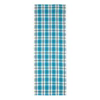 TEPPICHLÄUFER Irvine, Baumwolle kariert 66/200 cm - Blau, Textil (66/200cm) - Homescapes