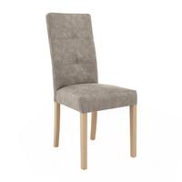 STUHL Solis mit Buchenholzbeinen, Polsterstuhl, Cappuccino - Buchefarben/Cappuccino, Holz (45/100/42cm) - Beautysofa