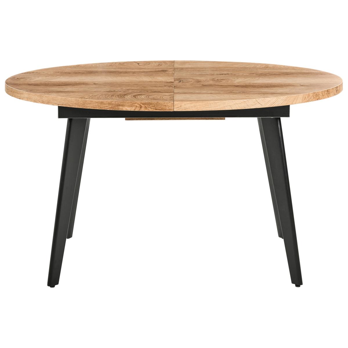 ESSTISCH ausziehbar Braun 140-180/90 cm Dutton - Braun, Holzwerkstoff (140/90/75cm) - Beliani