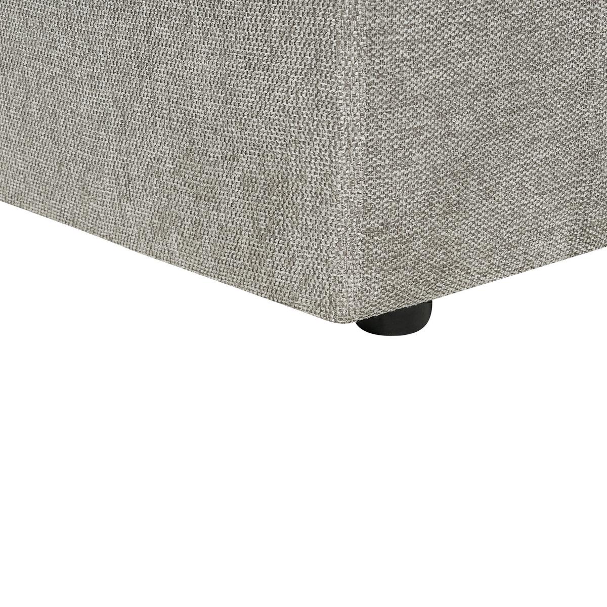 SESSEL 2er-Set hellgrau Alla - Grau, Textil (108/85/103cm) - Beliani
