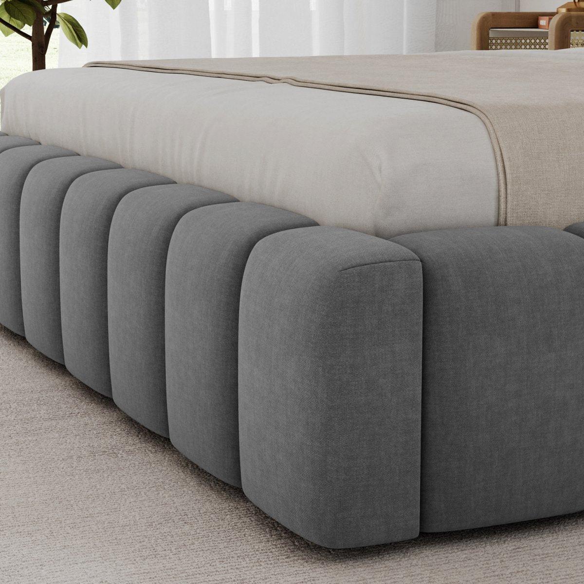 BOXBETT 180/200 Auria Grau - Grau, Holz (180/200cm) - Petits-meubles