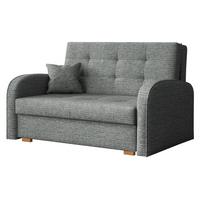 SCHLAFSOFA Viva Gold II - Graphitfarben/Braun, Holz/Textil (133/85/98cm) - MIRJAN24