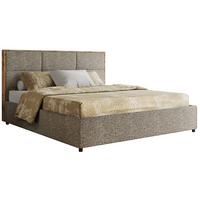 POLSTERBETT LERIO CLASSIC 140/200 - Grau Strukture - Multipocket-Matratze - Grau, Textil (140/200cm) - MKS