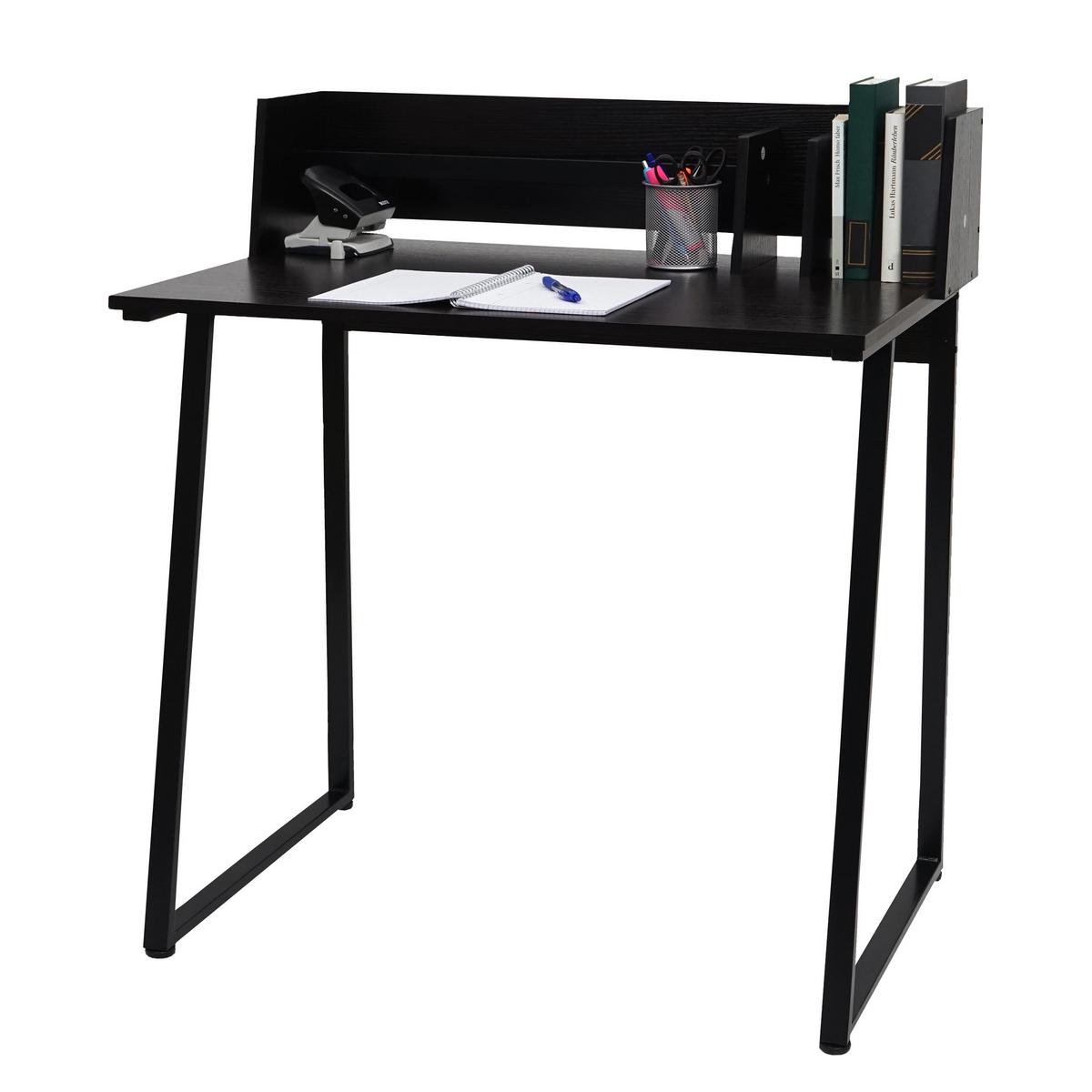 SCHREIBTISCH eckig Schwarz - Schwarz, Metall (51/82/94cm) - MCW