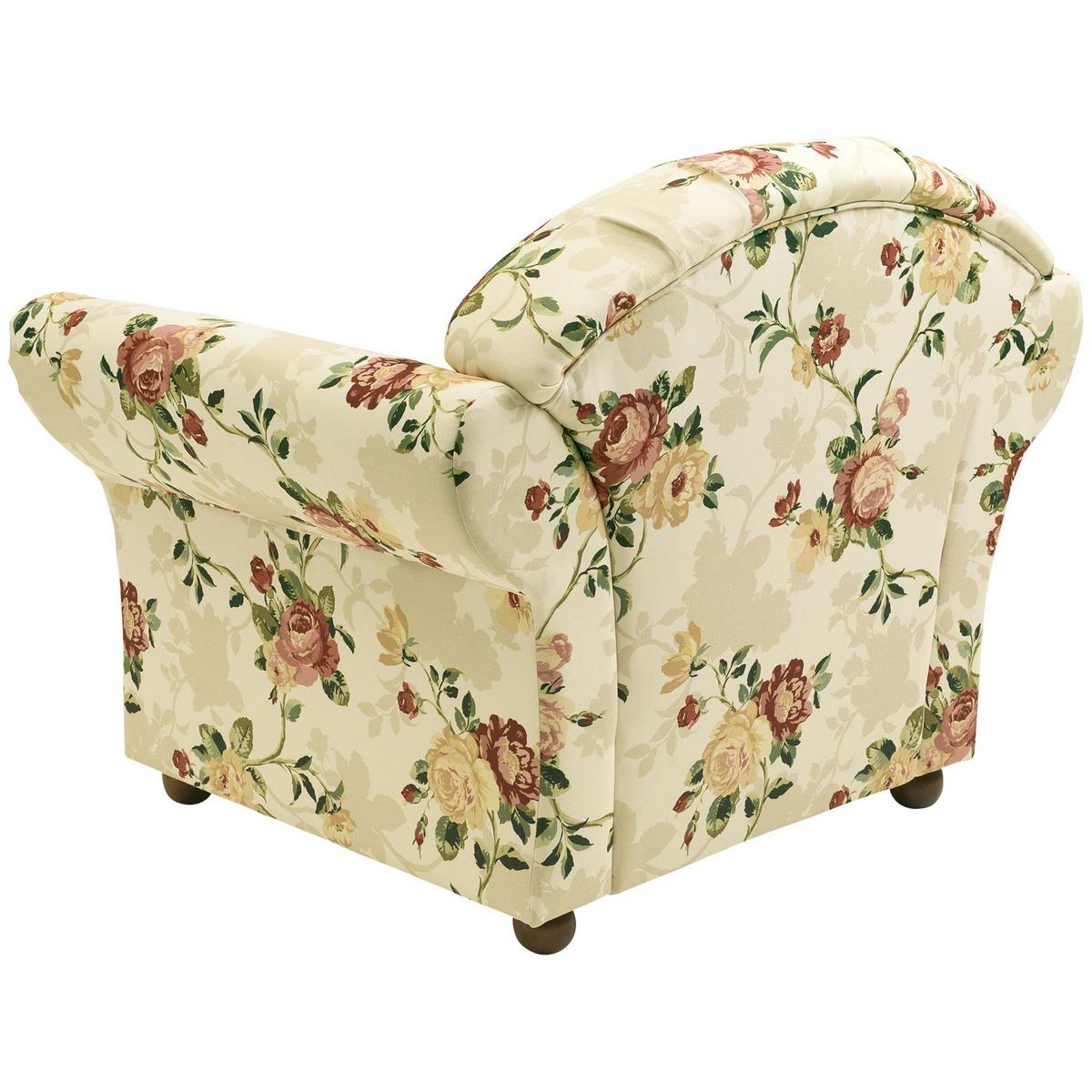 SESSEL Kama Bezug Flachgewebe Buche nussbaum dunkel / multi - Blaugrau, Kunststoff (96/85/81cm) - 58aufmkessel