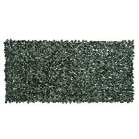 KÜNSTLICHE Hecke Sichtschutzhecke Pflanzen Hecke Wanddekoration Dunkelgrün - Grün, Kunststoff (1/150cm) - Outsunny