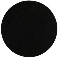 HOCHFLOR VELOURS TEPPICH COTTAGE RUND - Schwarz, Textil (100/100cm) - Snapstyle