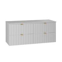 WASCHTISCHUNTERSCHRANK 120.6cm Lexa Weiß - Weiß, Holzwerkstoff (120.6/52.2/46.5cm) - Petits-meubles