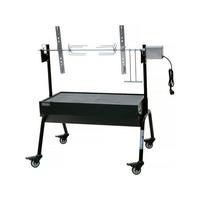 HOLZKOHLENGRILL senator Schwarz - Schwarz, Metall (69/96/106cm) - Habitat Garten