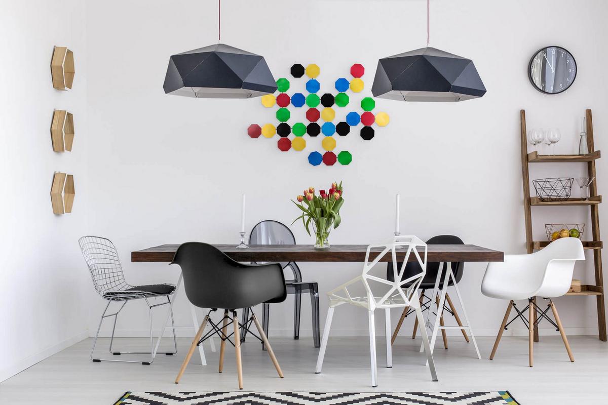 WANDDEKO Bunt 102/76 cm - Multicolor, Metall (4.17/76/4cm) - KUNSTLOFT
