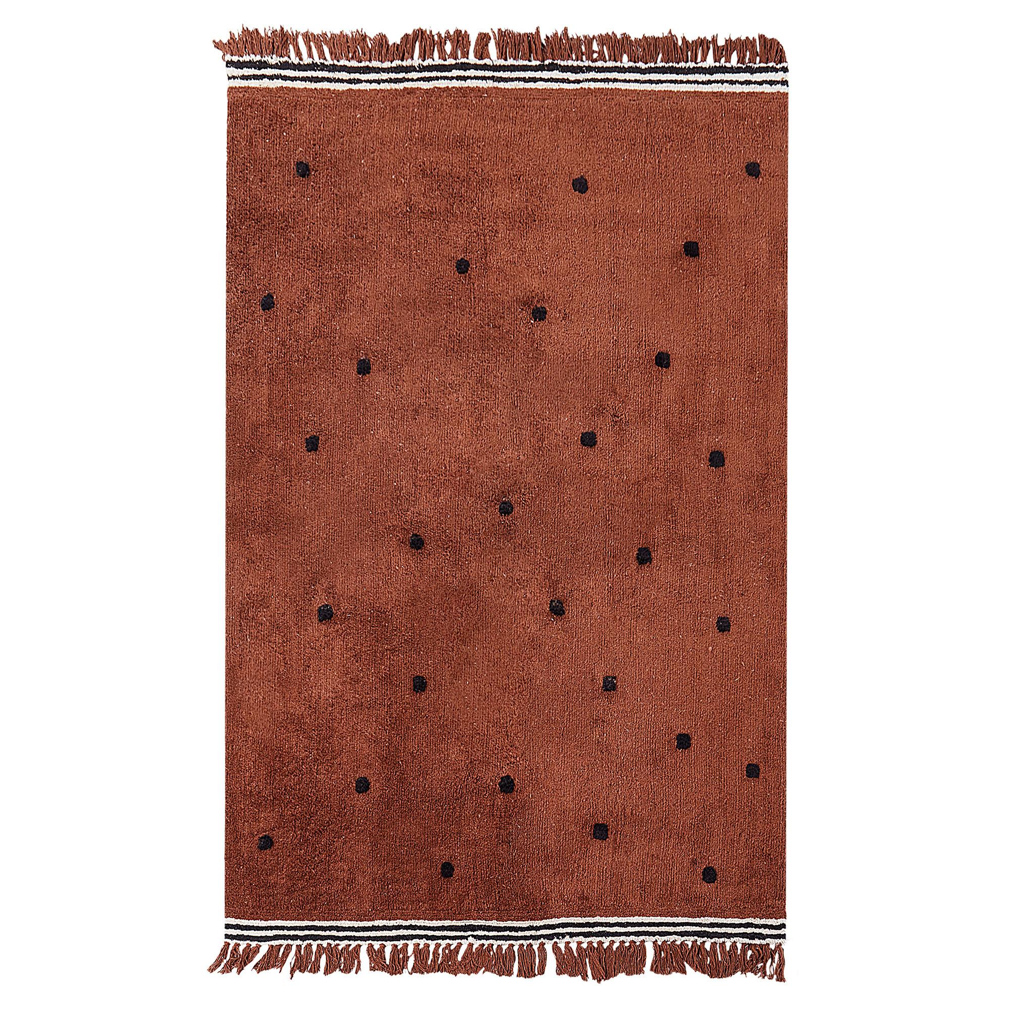 KINDERTEPPICH Laza 200/140 cm - Braun, Textil (140/200cm) - Beliani