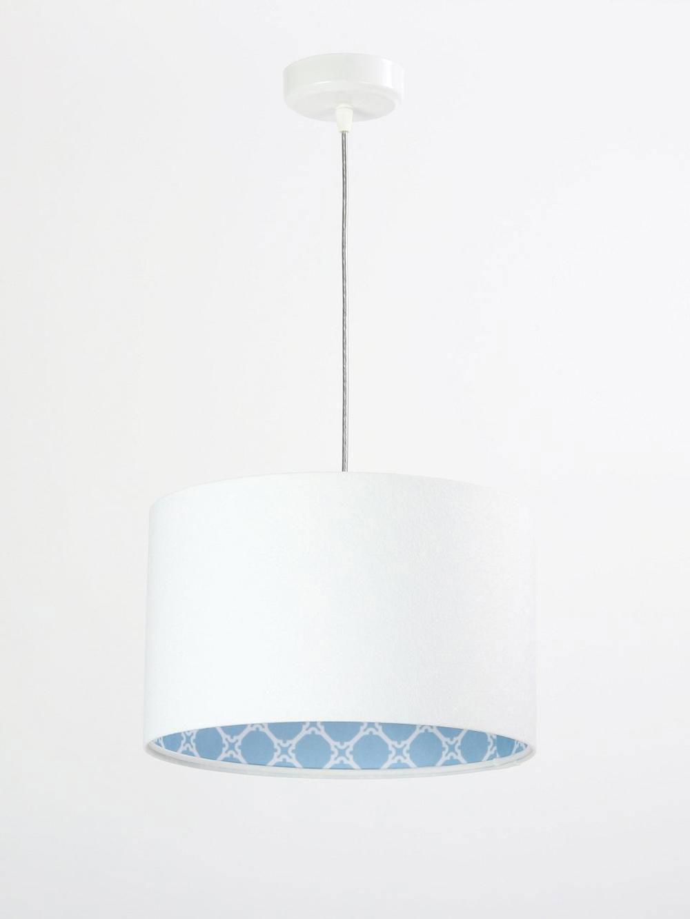HÄNGELEUCHTE Blau 30/20 cm - Blau/Weiß, Kunststoff (30/0.45/20cm) - ONZENO
