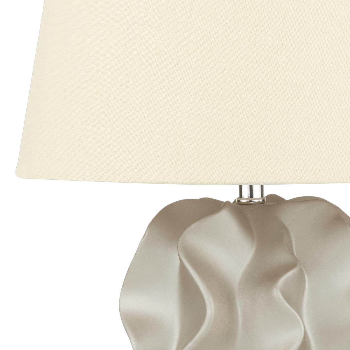 TISCHLAMPE Allika 28/28/46 cm - Goldfarben, Keramik (28/28/46cm) - Beliani