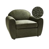 SESSEL Dunkelgrün Ellede - Dunkelgrün, Textil (93/73/90cm) - Beliani