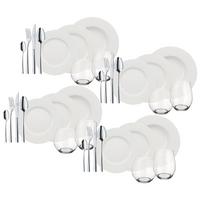 STARTER-SET Wonderful World weiß 36-tlg. - Weiß, Glas/Keramik (2/2/2cm) - Villeroy & Boch