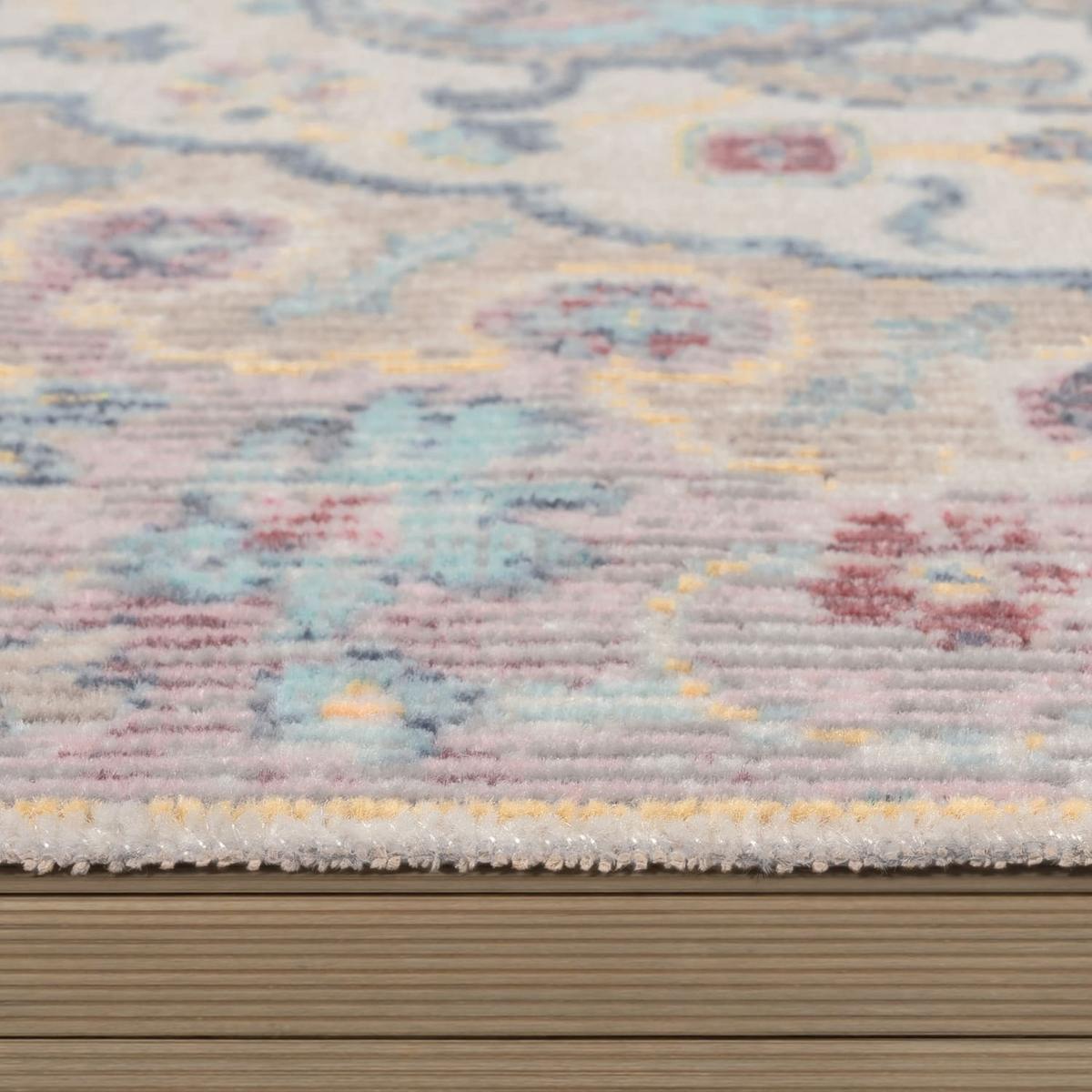 OUTDOORTEPPICH, orientalisch im Vintage-Stil, Rosa, 60 x 100 cm - Rosa, Textil (100/60cm) - KADIMA DESIGN