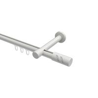 GARDINENSTANGE INNENLAUF Prestige Zoena 140 cm, 1-läufig, 20 mm Ø Weiß - Weiß, Metall (140cm) - INTERDECO
