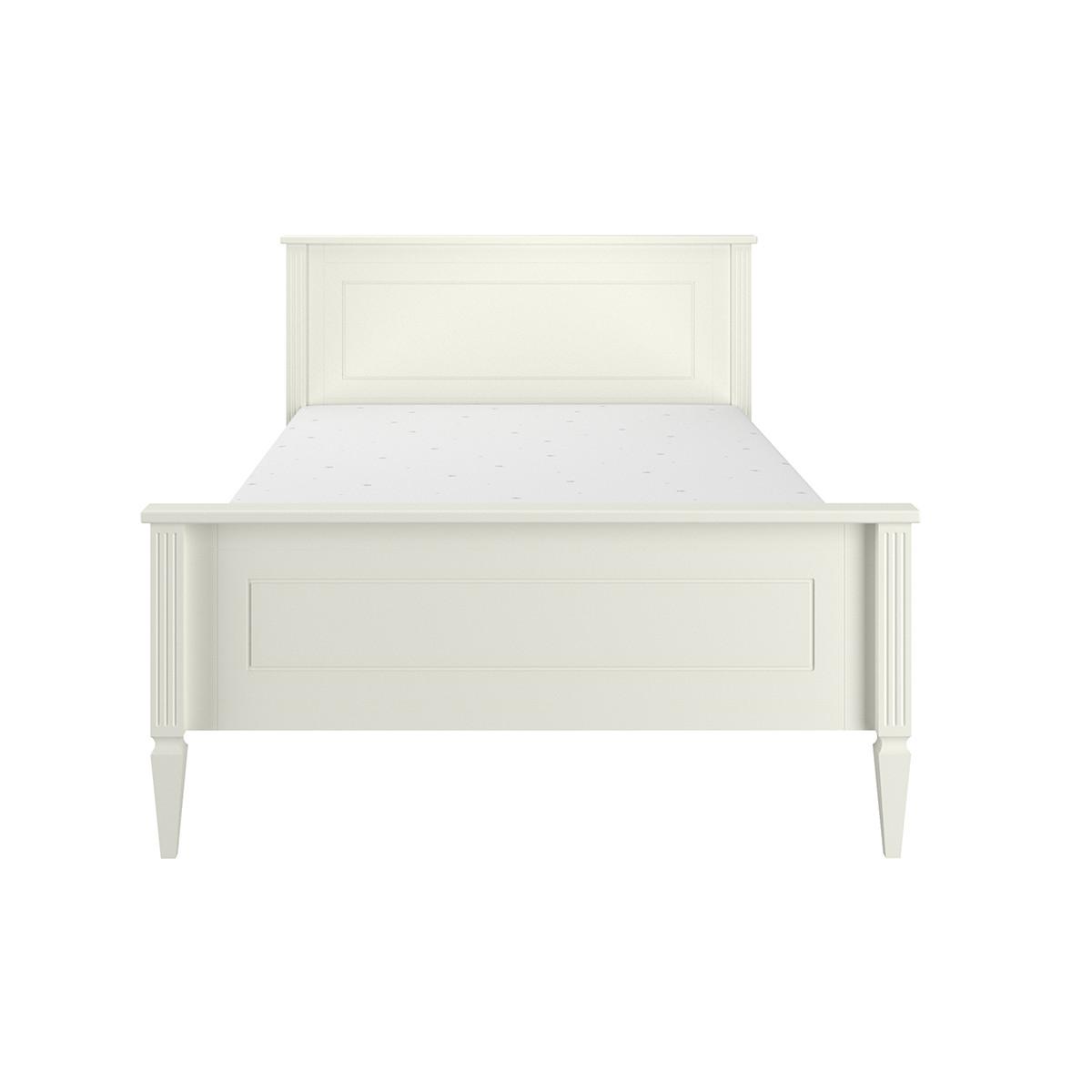 BETT 120/200 Ines Weiß - Weiß, Holzwerkstoff (120/200cm) - Petits-meubles