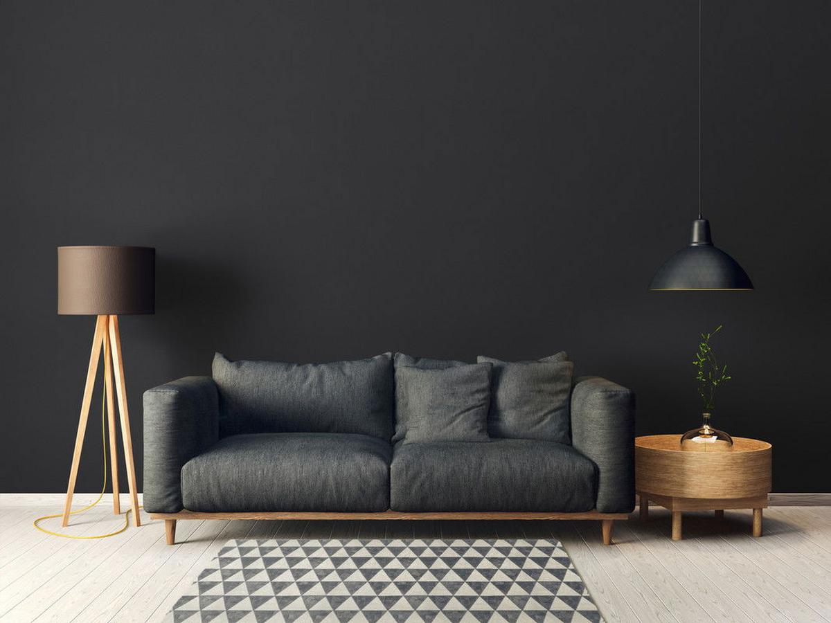VLIESTAPETE Schwarz 53/1005 cm - Schwarz, Textil (53/1cm) - KUNSTLOFT