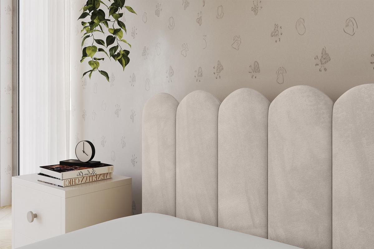 EINZELLBETT Jugendbett mit Bettkasten, Rechts - ARTY 80x200 Beige - Sandfarben, Holzwerkstoff/Textil (80/200cm) - ALTDECOR