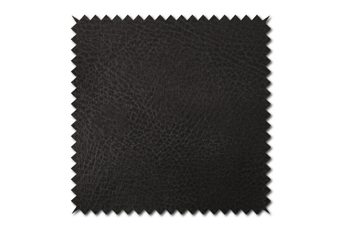SOFA CELESTE Schwarz Lederfaserstoff - Schwarz, Leder/Kunststoff (302/72/114cm) - KAWOLA