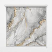 INNENROLLO - Fensterrollo - Rollo - 120x140 cm - Grauer Marmor - Grau, Kunststoff (120/140/0.5cm) - TULUP