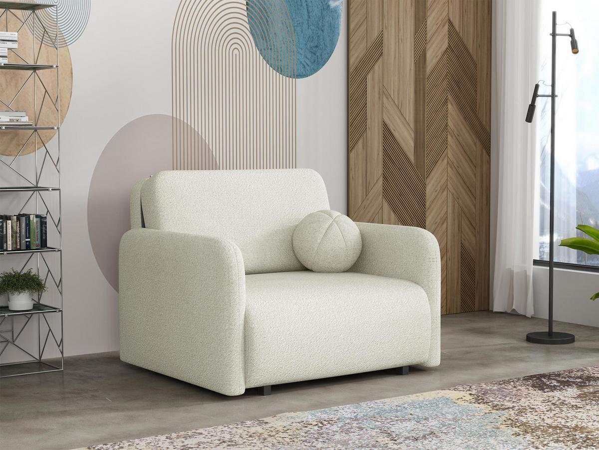 SCHLAFSOFA Viva Sun I - Schwarz/Naturfarben, Holz/Textil (100/85/103cm) - MIRJAN24