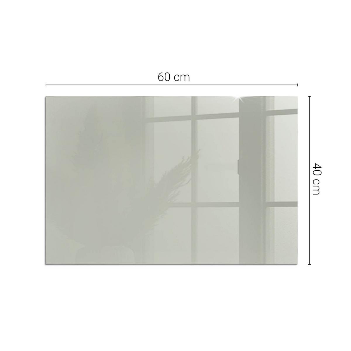 GLASPLATTE für Kamin 60x40 cm - Grün, Glas (60/40/0.4cm) - TULUP