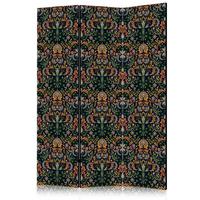 PARAVENT Einseitig Bedruckter 3-tlg 135x172 cm Ornamente im Viktorianischen - Multicolor, Holz/Textil (135/172/3cm) - Muralo