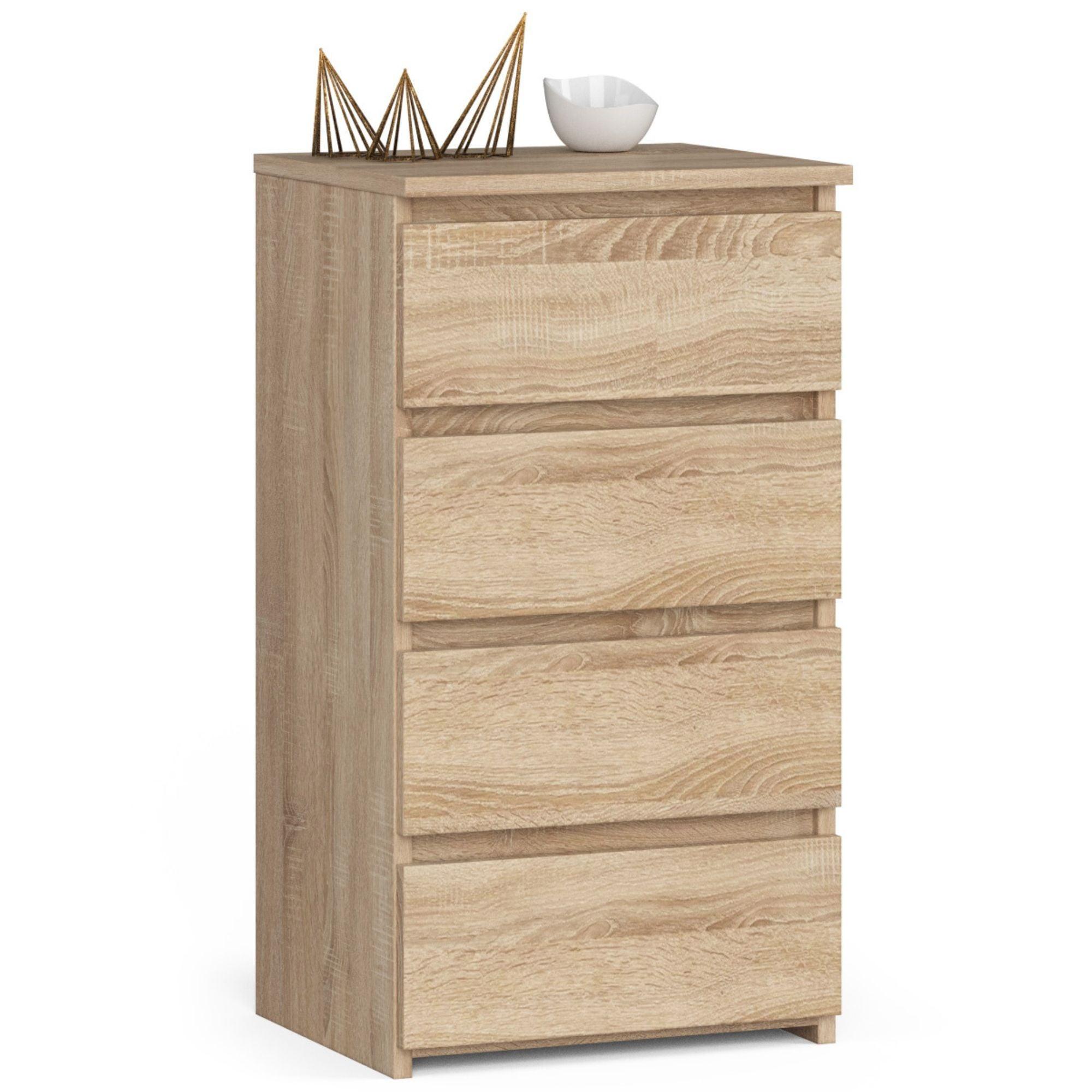 KOMMODE Eiche Sonoma 74/40/35 - Sonoma Eiche, Holzwerkstoff (40/74/35cm) - RAUMHIRSCH FURNITURE