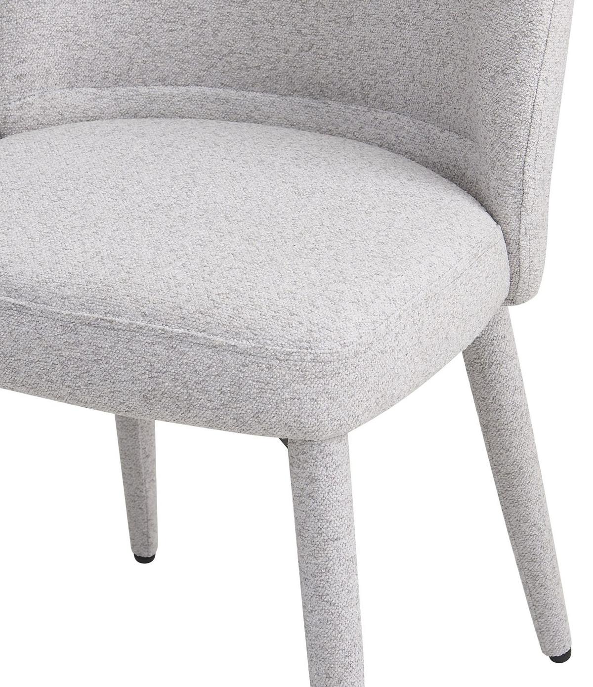 ESSZIMMERSTUHL Coases Hellgrau - Hellgrau, Textil/Metall (50/82/61cm) - Selsey