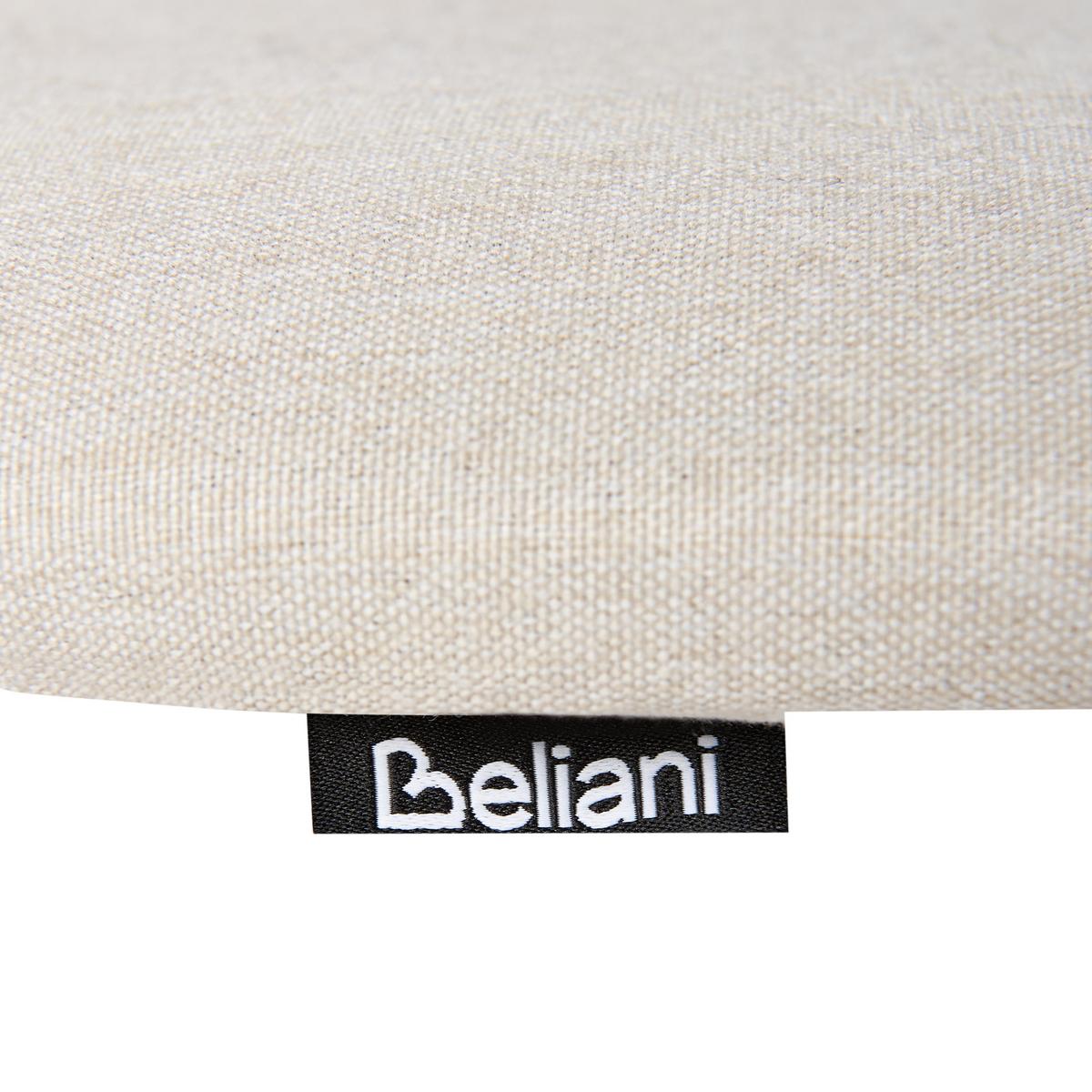 BARSTUHL 2er-Set Hellbraun Adaver - Beige, Metall (57/102/52cm) - Beliani