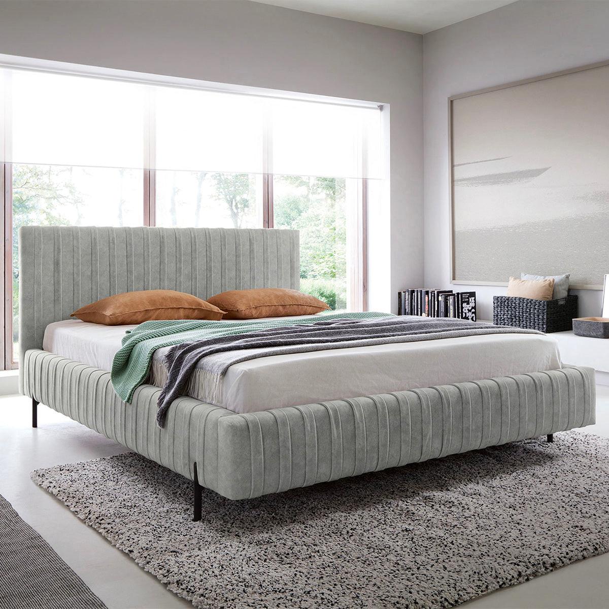 BOXBETT 180/200 Ori Grau - Grau, Holz (180/200cm) - Petits-meubles