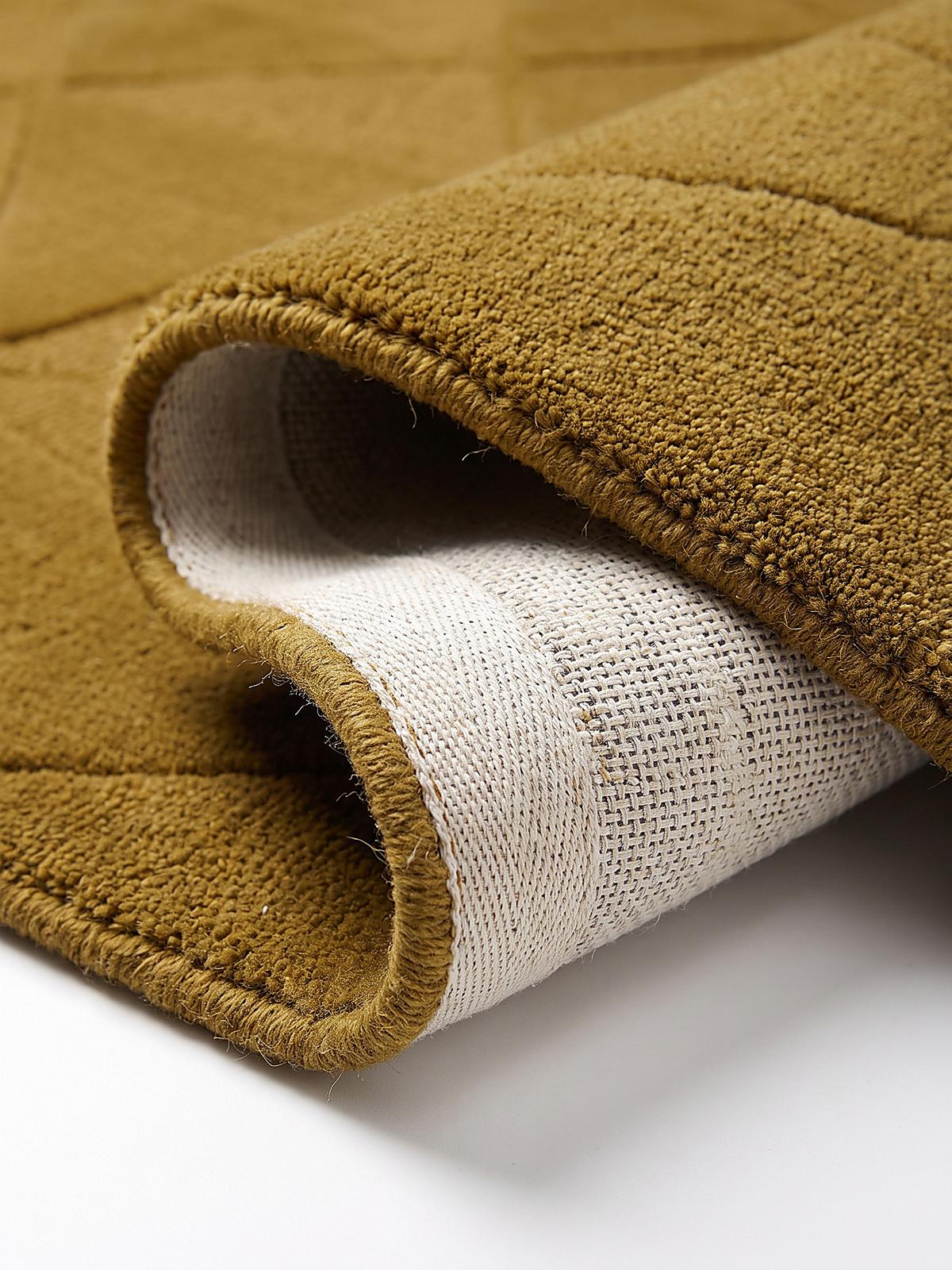 WOLLTEPPICH handgetuftet DEBEN, Splitterformen, Ocker, 200 x 290 cm - Gelb, Textil (200/290cm) - KADIMA DESIGN