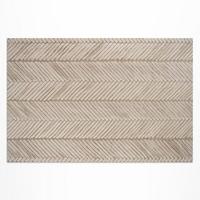 TEPPICH 100x150 cm Indianisches Flechtmuster Boho - Sandfarben, Kunststoff (100/150cm) - Wallfluent
